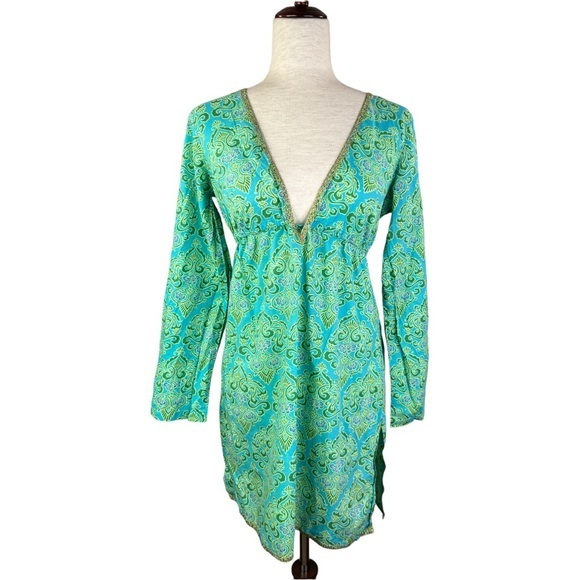VICTORIA’S SECRET WOMEN’S SWIM GREEN COVER UP SZ XS/S - Picture 1 of 7